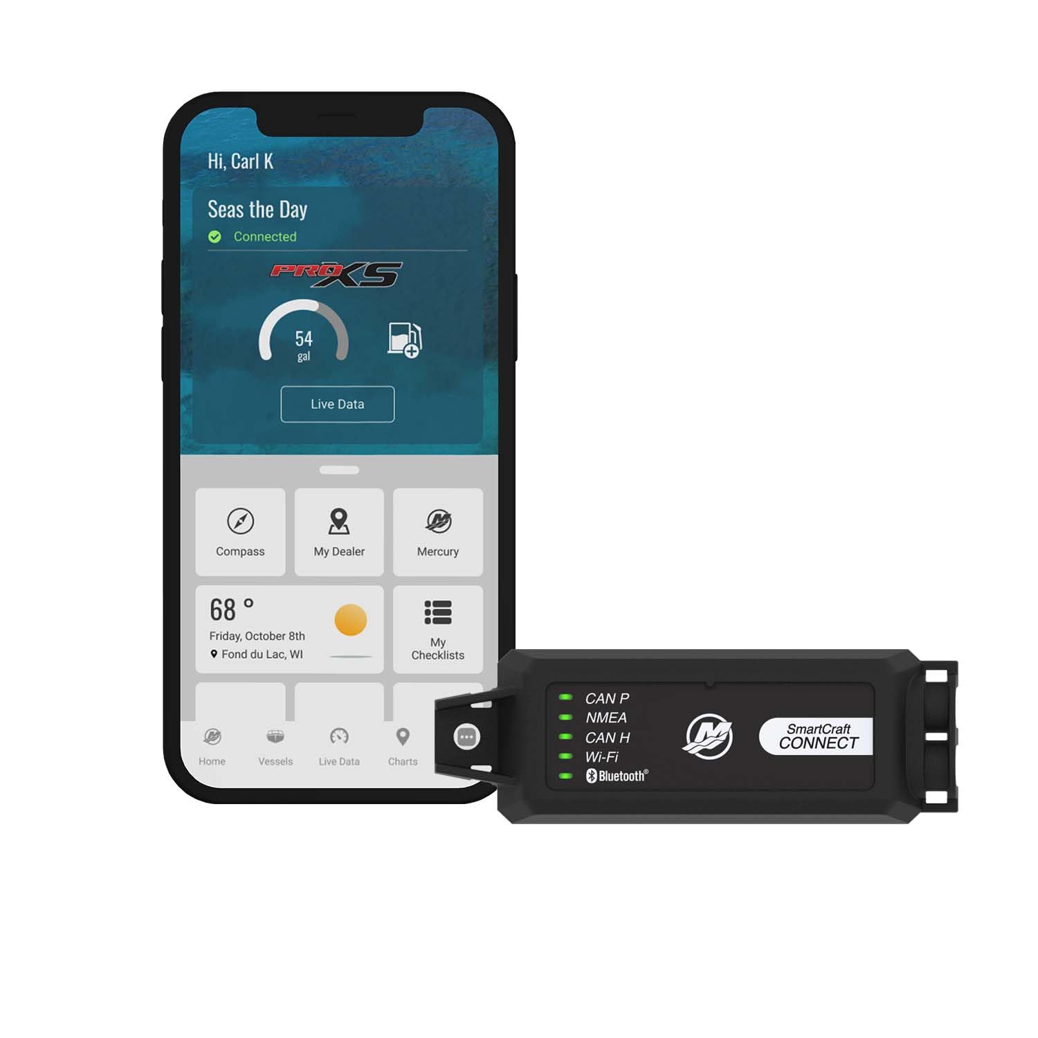 Mercury Marine Smartcraft Connect Mobile   Connected Boat Engine System For Ios And Android Devices